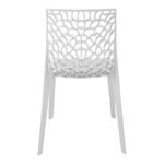 Hush stackable pp chair in white color 50x57x81cm - Image 5