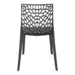 Hush stackable  pp chair in dark grey color 50x57x81cm - Image 5