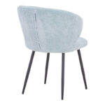 Karg chair ciel fabric-leg black metal 57x62x80cm - Image 2