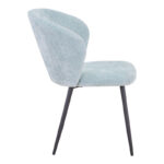 Karg chair ciel fabric-leg black metal 57x62x80cm - Image 3
