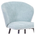 Karg chair ciel fabric-leg black metal 57x62x80cm - Image 5