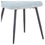 Karg chair ciel fabric-leg black metal 57x62x80cm - Image 6