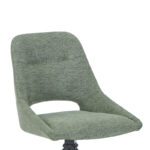 Luciano I swivel chair in green fabric-metal leg black 52.5x54x85cm - Слика 5