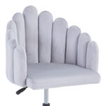 Work chair Manole grey velvet  57x50x77-87cm - Слика 5