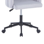 Work chair Manole grey velvet  57x50x77-87cm - Слика 6