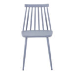 Chair Aurora I pp in grey shade-grey metallic leg 43x48x79cm - Image 3