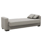 Vox three-seater sofa-bed with storage light gray fabric 214x82x83cm - Слика 2