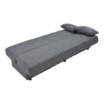 Romina three-seater sofa-bed with storage space anthracite fabric 190x75x85cm - Слика 3