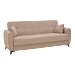 Living room set 2 pieces Lincoln fabric in beige shade - Слика 2