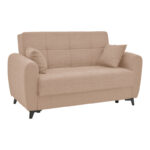 Living room set 2 pieces Lincoln fabric in beige shade - Слика 6