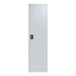 Koya metal wardrobe-column in light gray color 50x45x180cm - Image 3