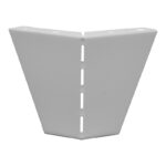 Wardrobe leg Footez metal in light gray color - Image 3