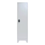 Koya metal wardrobe-column in light gray shade 50x45x190cm - Image 3