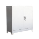 Armon I metal cabinet in light gray color 90x40x100cm