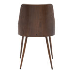 Chair Korome beige pu-walnut metal legs 50x58.5x78cm - Слика 5