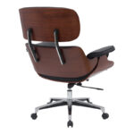 Manager office chair Kobane black pu-chrome base 84x75x113.5cm - Слика 2