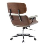Manager office chair Kobane beige pu-chrome base 84x75x113.5cm - Слика 2
