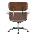 Manager office chair Kobane beige pu-chrome base 84x75x113.5cm - Слика 5