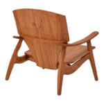 Armchair Brazin natural teakwood 72x71x77cm - Image 2