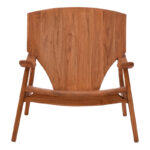Armchair Brazin natural teakwood 72x71x77cm - Image 4