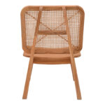 Armchair Viborg natural teakwood-natural rattan 60x75x87cm - Image 5
