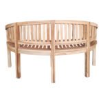 3 seater sofaCoren natural teakwood 150x61x87cm - Слика 5