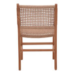 Sponze chair teak wood skeleton and pe rope in natural color 50x58x85cm - Image 5