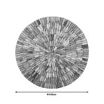 Wall decoration Wargrene natural drift wood D100x6cm - Слика 3
