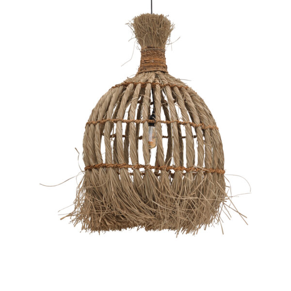 Ceiling lamp Sannel Inart mendong in natural shade D60x90cm