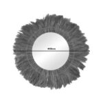 Mirror Seire Inart matting in a natural shade Φ50x8cm - Слика 2