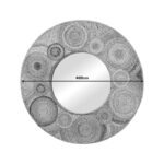 Klare Inart mirror banana wood in natural shade D80x5cm - Image 2