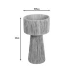Table lamp Chenz Inart sisal in natural shade D35x65cm - Слика 2