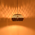 Fose Inart mendong ceiling lamp in natural shade D50x27cm - Слика 2