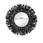 Adrez Inart mirror wood in natural shade Φ70x8cm - Слика 2