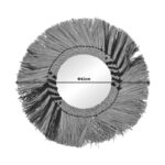 Cielro Inart mendong mirror in natural color D42x6cm - Image 2