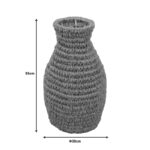 Agelen Inart sisal vase in natural shade D30x55cm - Слика 2