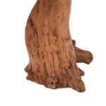 Side table Mushile teak wood in natural shade 30x35x45cm - Слика 3