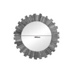 Mirror Rounder teak wood in natural color D80x4cm - Image 2