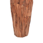 Decorative vase Erosian teak wood in natural shade D45x120cm - Слика 3
