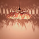 Borobe Inart sisal ceiling lamp in natural color D80x45cm - Image 2