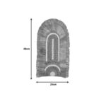 Wall decoration Earsy I Inart seagrass in natural color 48x26x8cm - Image 2