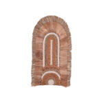 Wall decoration Earsy I Inart seagrass in natural color 48x26x8cm