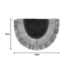 Pedrine Inart seagrass-abaca wall decoration in natural color 85x60x6cm - Image 2