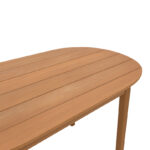 Skyl teak wood table in natural shade 190x90x75cm - Image 3