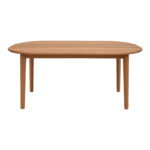 Skyl teak wood table in natural shade 190x90x75cm - Image 4