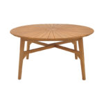 Table Colen teak wood in a natural shade D150x75cm - Слика 2