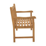 Sofa Nat teak wood in natural shade 120x57x96cm - Слика 3