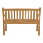 Sofa Nat teak wood in natural shade 120x57x96cm - Слика 5