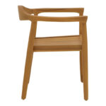 Armchair Ganny teak wood in natural shade 59x56x71cm - Слика 3