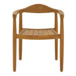 Armchair Ganny teak wood in natural shade 59x56x71cm - Слика 4